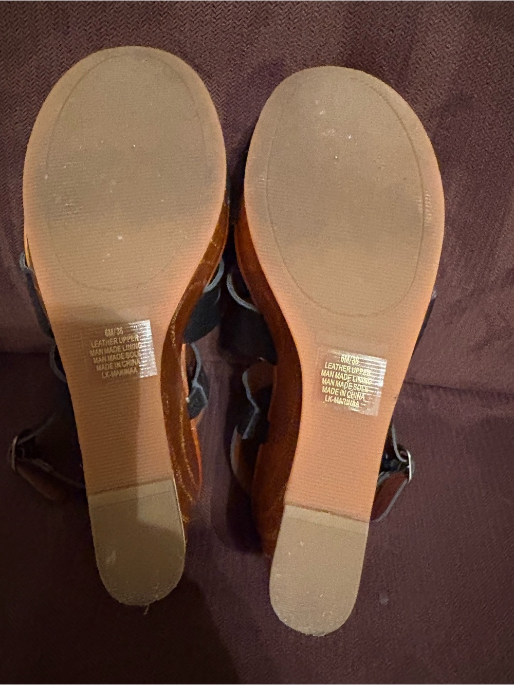 Lucky Brand Marinaa Wedge Sandals - Picture 4 of 4